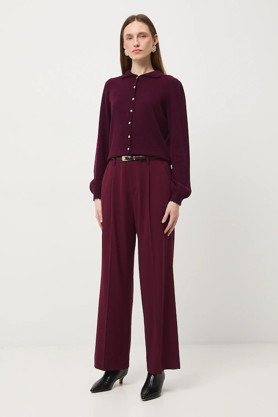 Medicine sweter RW25-SWDB02 bordowy RW25