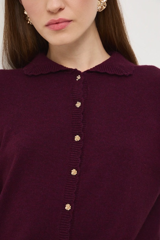 Medicine sweter RW25-SWDB02 bordowy