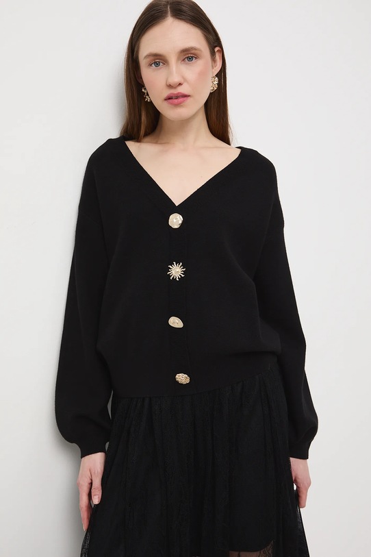 Medicine kardigan RW25-SWDB08 czarny RW25