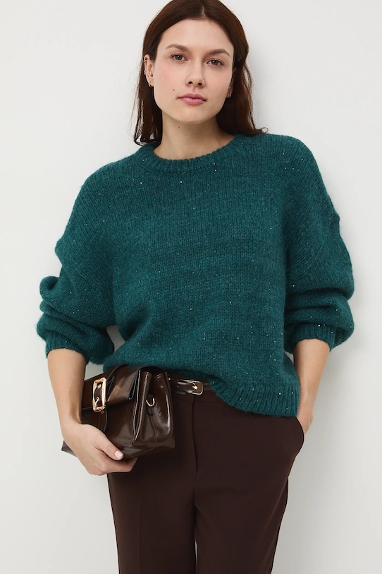 Medicine sweter RW25-SWDC03 turkusowy RW25