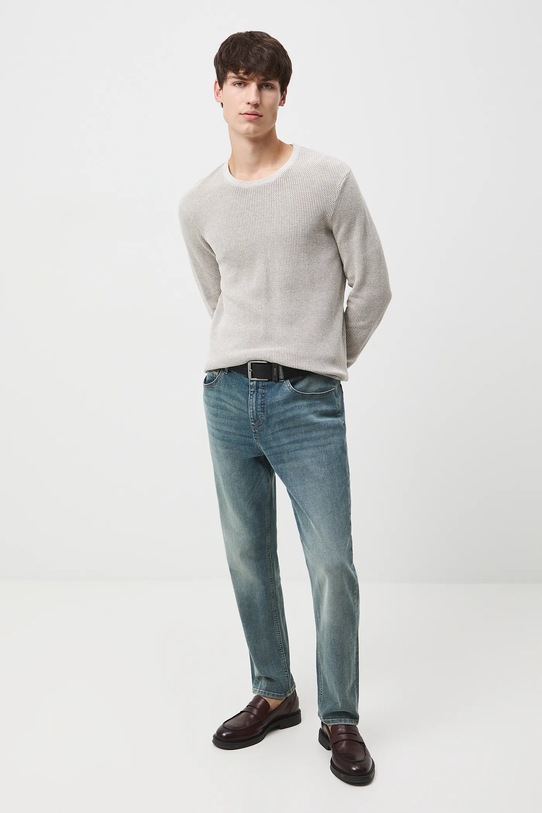 Medicine sweter bawełniany RW25-SWM053 beżowy RW25