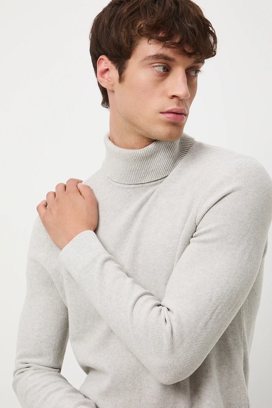 Medicine sweter bawełniany regular szary RW25-SWM072