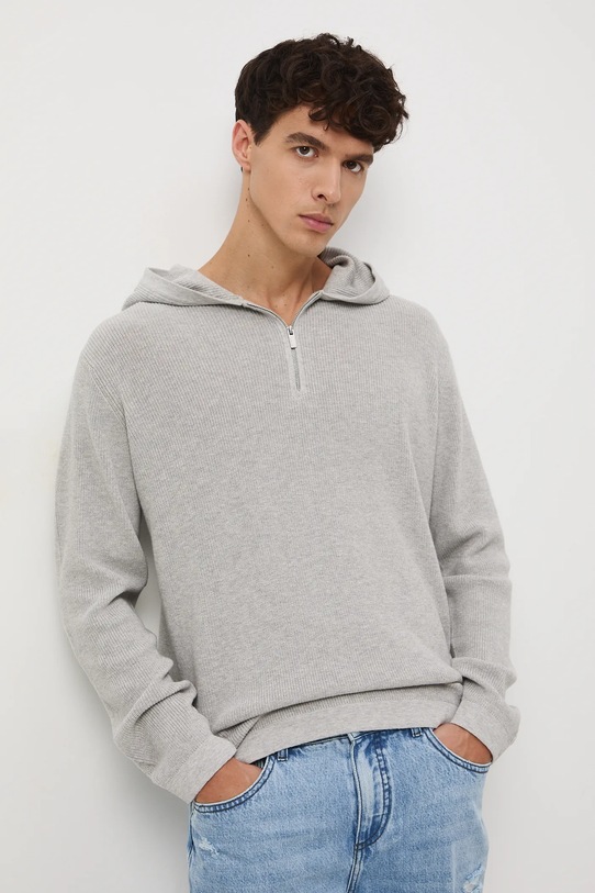 Medicine sweter szary RW25-SWM301