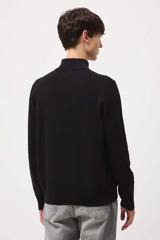 Odzież Sweter męski gładki RW25-SWM507 czarny