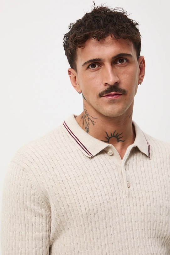 Medicine sweter RW25-SWM602 beżowy
