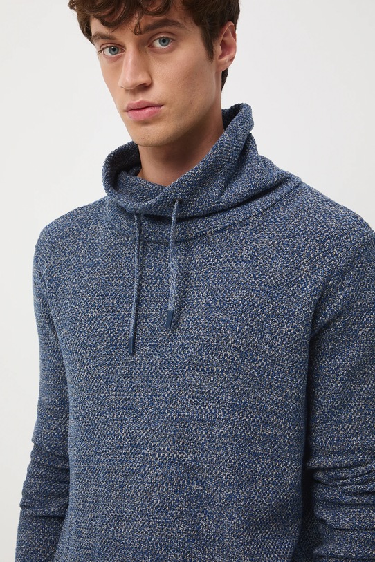 Medicine sweter bawełniany regular niebieski RW25-SWM713