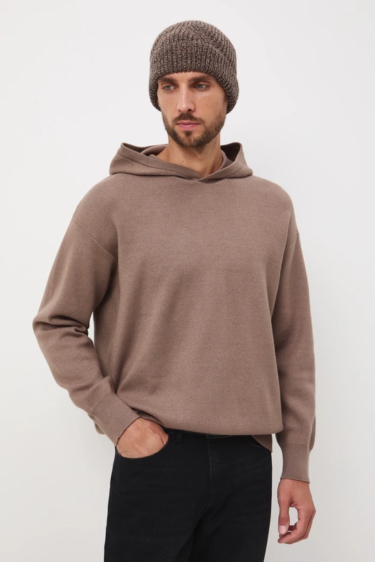Medicine sweter RW25-SWM907 brązowy RW25