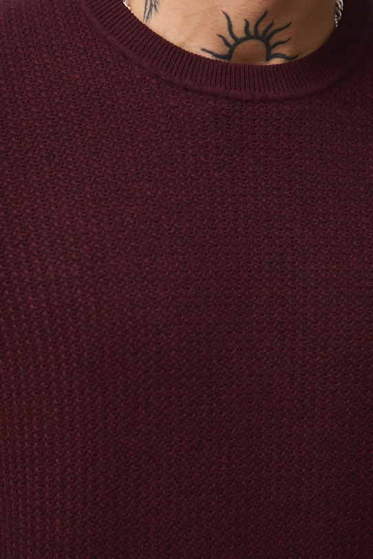 Medicine sweter RW25-SWMB01 bordowy