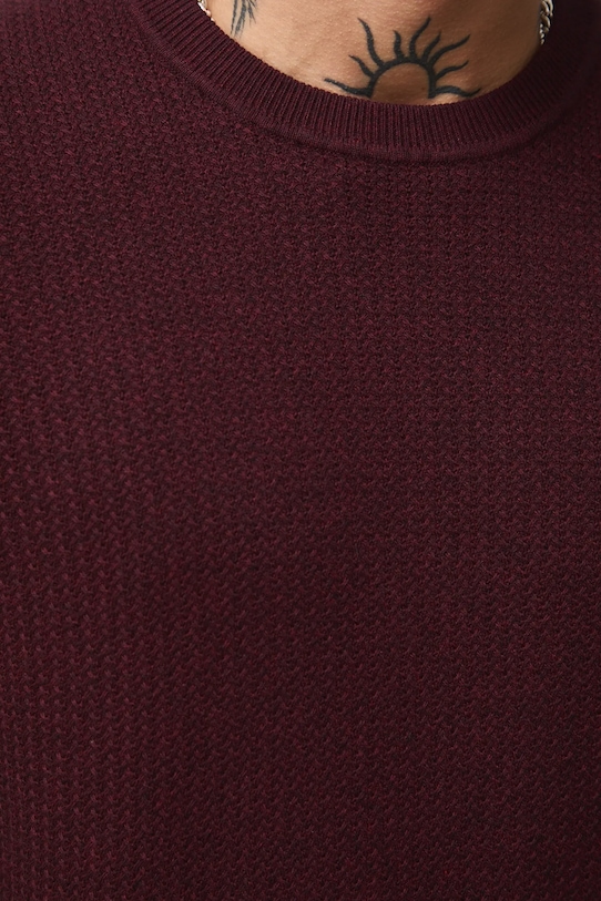 Medicine sweter RW25-SWMB01 bordowy