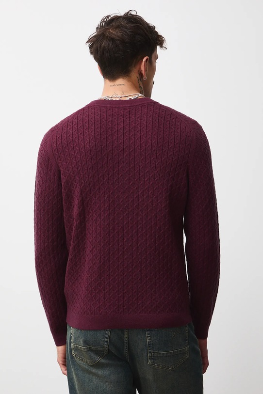 Odzież Medicine sweter RW25-SWMB02 bordowy