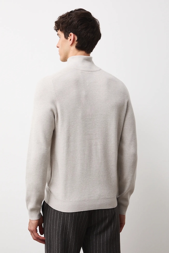 Odzież Medicine sweter z domieszką wełny i kaszmiru RW25-SWMC16 szary