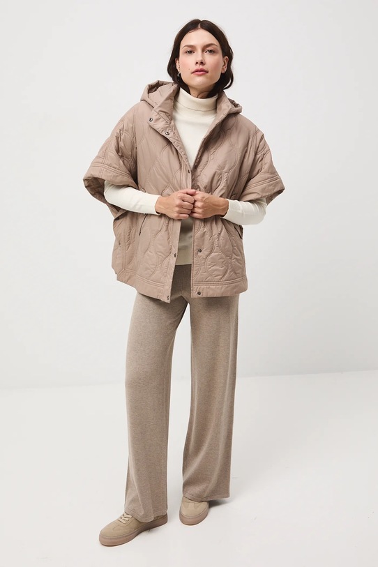 Medicine poncho pozostałe beżowy RW25-SYD503