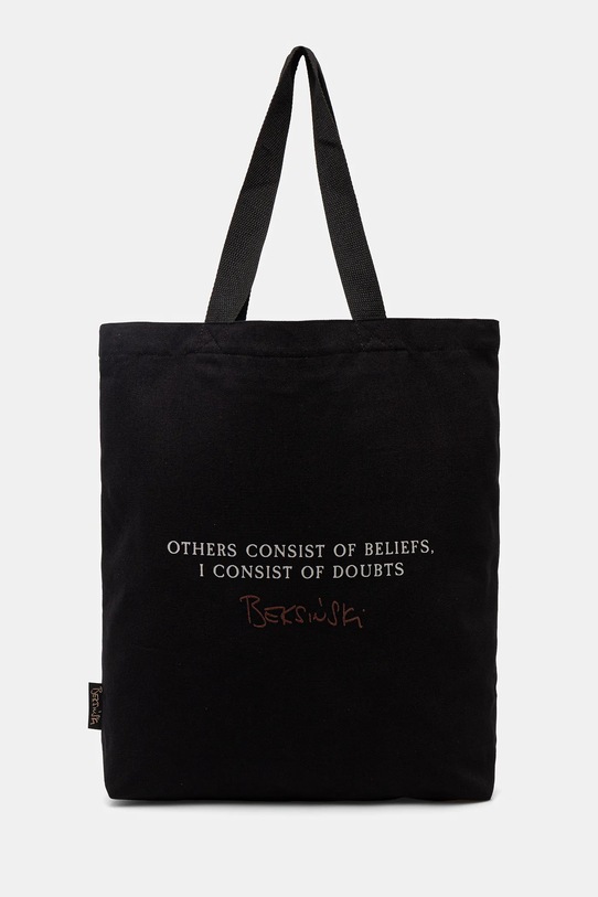 Torba bawełniana z kolekcji Zdzisław Beksiński x Medicine czarny RW25-TCDA50