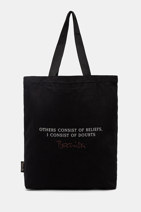 Torba bawełniana z kolekcji Zdzisław Beksiński x Medicine czarny RW25-TCDA50