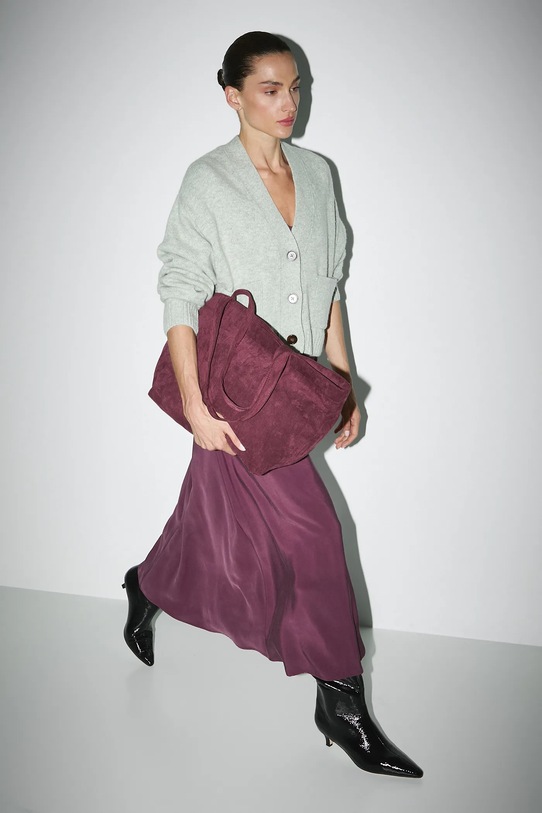 Medicine torebka mieści A4 bordowy RW25.TOD107