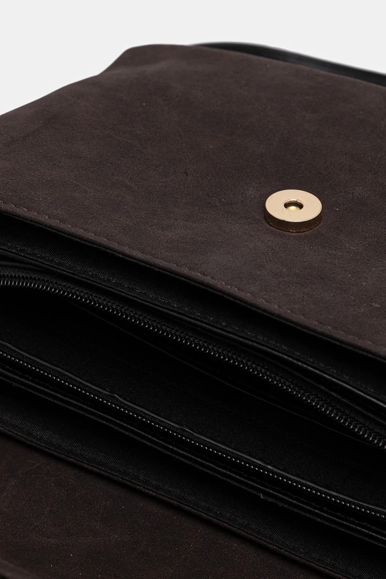 Torebka damska ze zwierzęcym wzorem brązowy RW25-TOD403