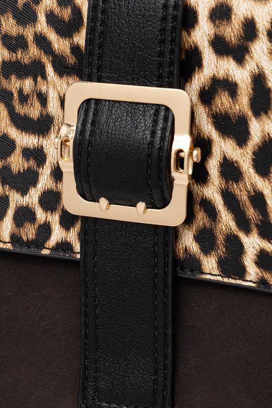 Torebka damska ze zwierzęcym wzorem RW25-TOD403 brązowy