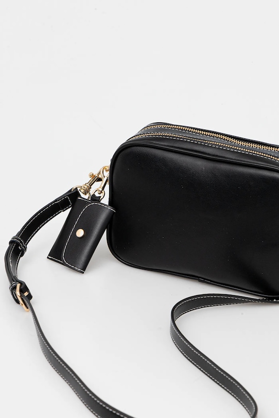 Torebka damska ze skóry ekologicznej czarny RW25-TOD906