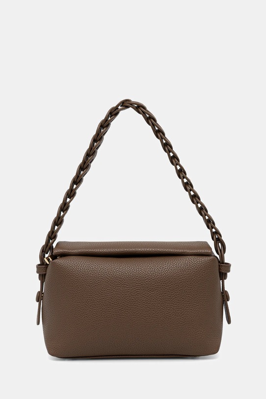 Torebka damska ze skóry ekologicznej imitacja skóry licowej brązowy RW25-TODB06