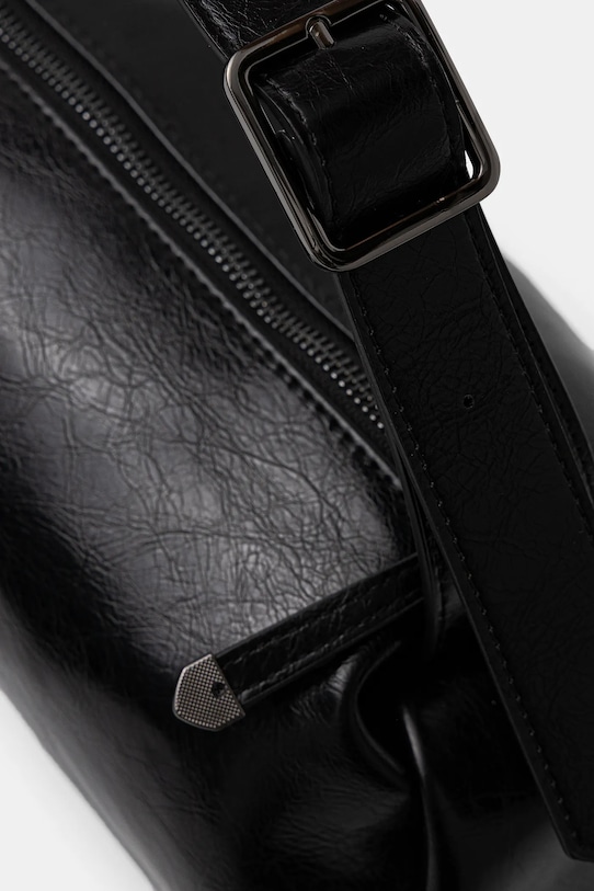 Torebka damska ze skóry ekologicznej czarny RW25-TODB08