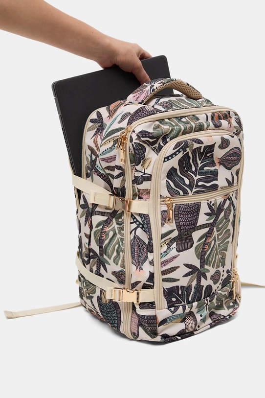 Plecak travel damski wzorzysty RW25-TPD303