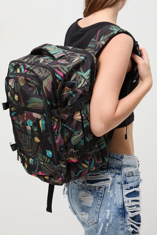Plecak travel damski wzorzysty RW25-TPD303
