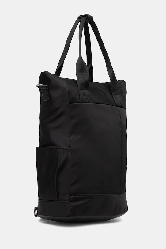 Plecak damski z funkcją torby gładki RW25-TPD700 czarny RW25