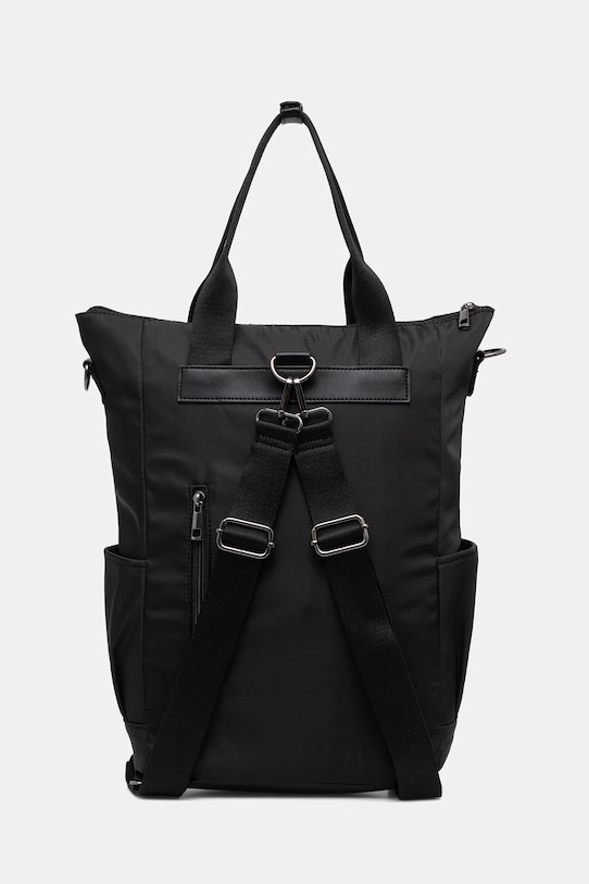 Akcesoria Plecak damski z funkcją torby gładki RW25-TPD700 czarny