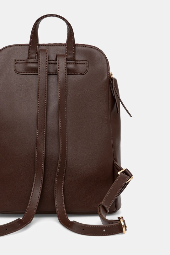 Akcesoria Plecak damski ze skóry ekologicznej i imitacji zamszu RW25-TPDA05 brązowy