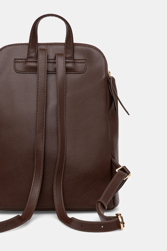 Akcesoria Plecak damski ze skóry ekologicznej i imitacji zamszu RW25-TPDA05 brązowy