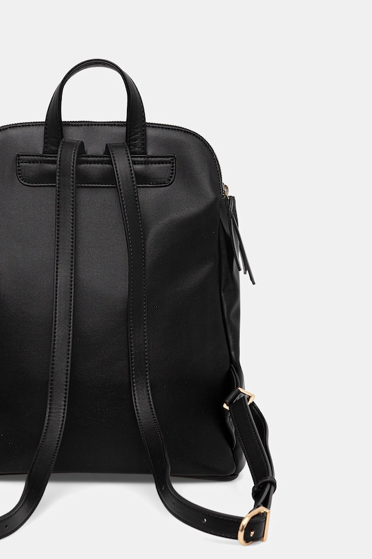 Akcesoria Plecak damski ze skóry ekologicznej i imitacji zamszu RW25-TPDA05 czarny