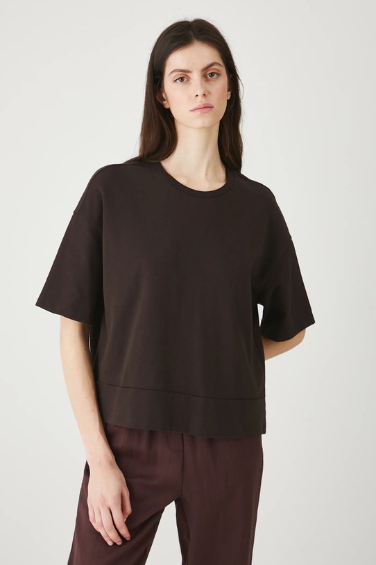 Medicine t-shirt bawełniany bawełna brązowy RW25.TSD010