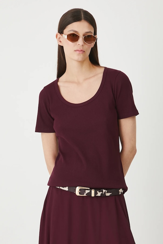 Odzież Medicine t-shirt RW25-TSD020 bordowy