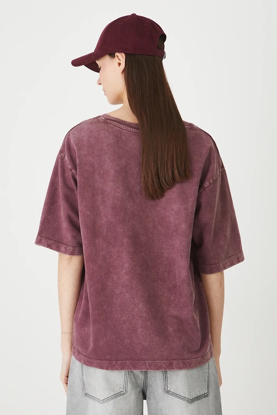 Odzież Medicine t-shirt bawełniany RW25.TSD021 bordowy