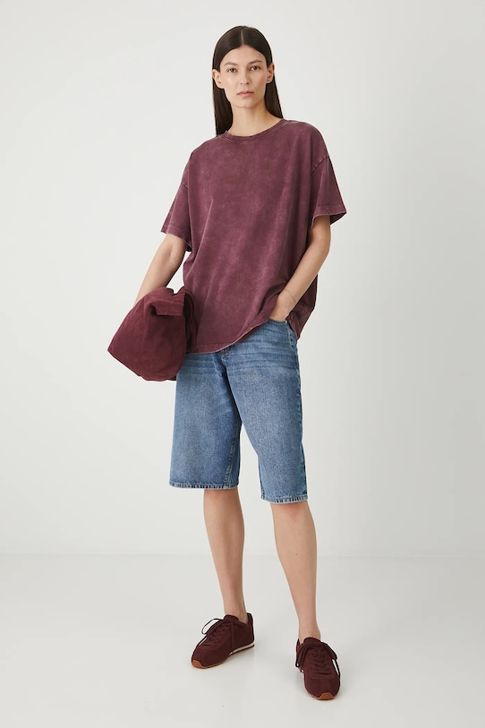 Medicine t-shirt bawełniany RW25.TSD022 bordowy RW25