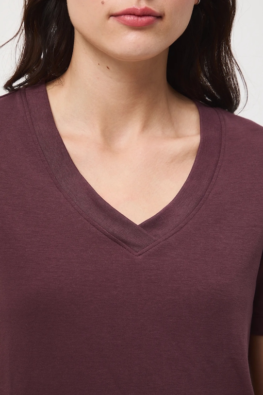 Medicine t-shirt bawełniany RW25-TSD055 bordowy