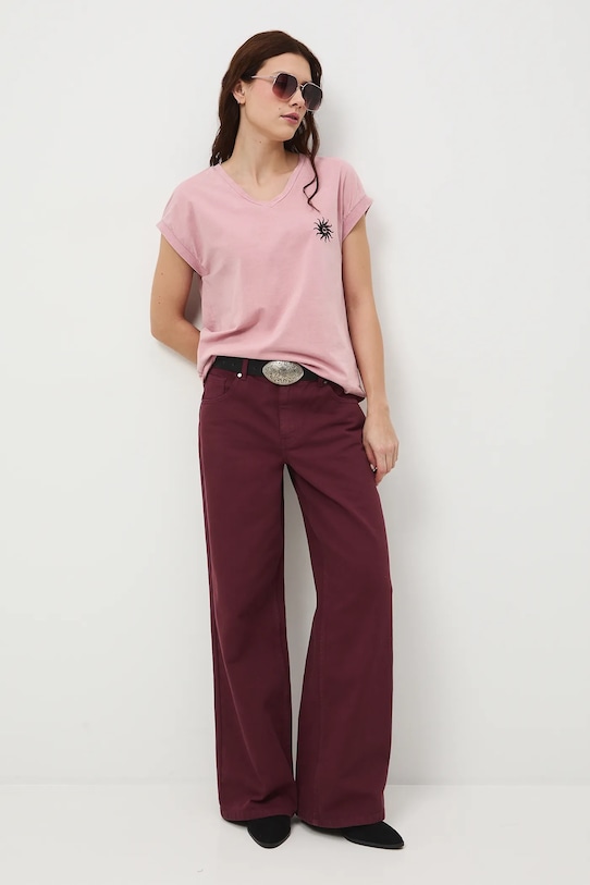 Medicine t-shirt bawełniany RW25-TSD100 różowy RS26