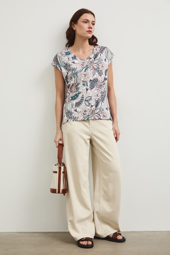 Бавовняна футболка Medicine RW25.TSD101 бежевий RS26