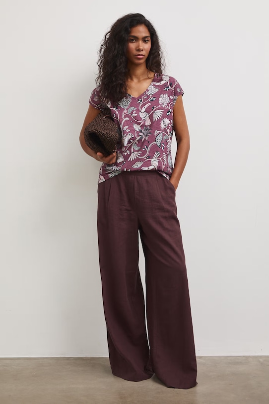 Бавовняна футболка Medicine RW25.TSD101 бордо RS26