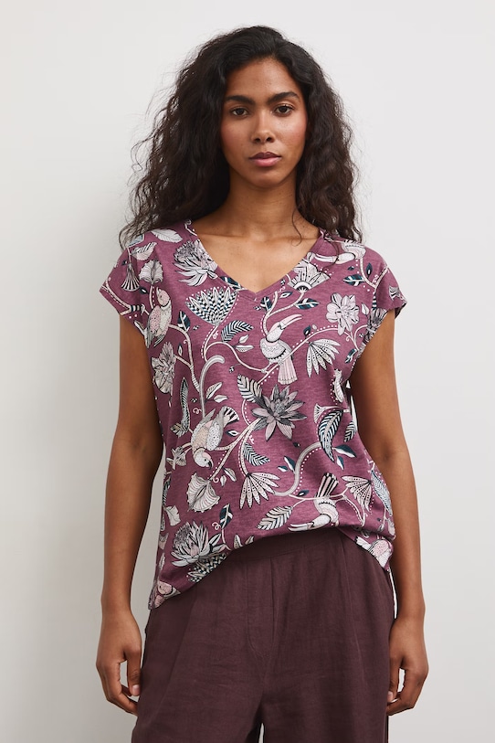 Бавовняна футболка Medicine бордо RW25.TSD101