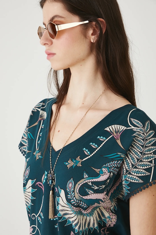 Medicine t-shirt bawełniany zielony RW25.TSD103