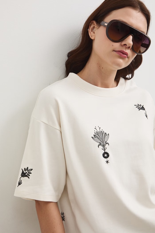 Футболка Medicine RW25-TSD106 бежевий