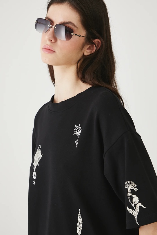 Medicine t-shirt czarny RW25-TSD106