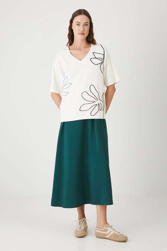 Medicine t-shirt bawełniany RW25-TSD107 beżowy RS26