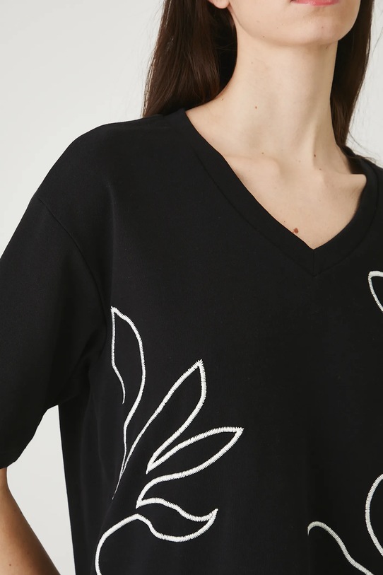 Medicine t-shirt bawełniany RW25-TSD107 czarny