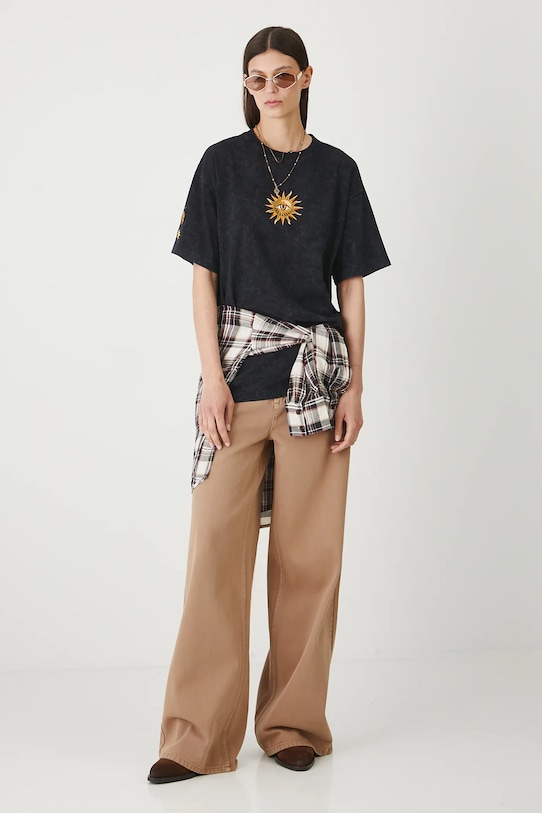 Îmbrăcăminte Medicine tricou din bumbac RW25-TSD251 gri