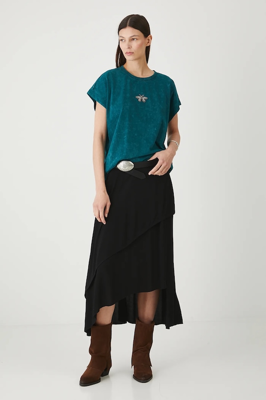 Îmbrăcăminte Medicine tricou din bumbac RW25-TSD252 turcoaz