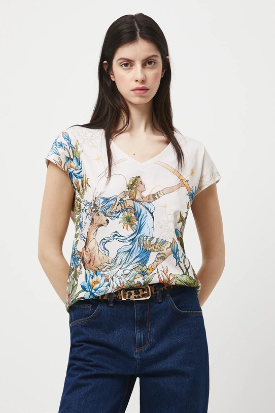 Medicine t-shirt bawełniany multicolor RW25-TSD302