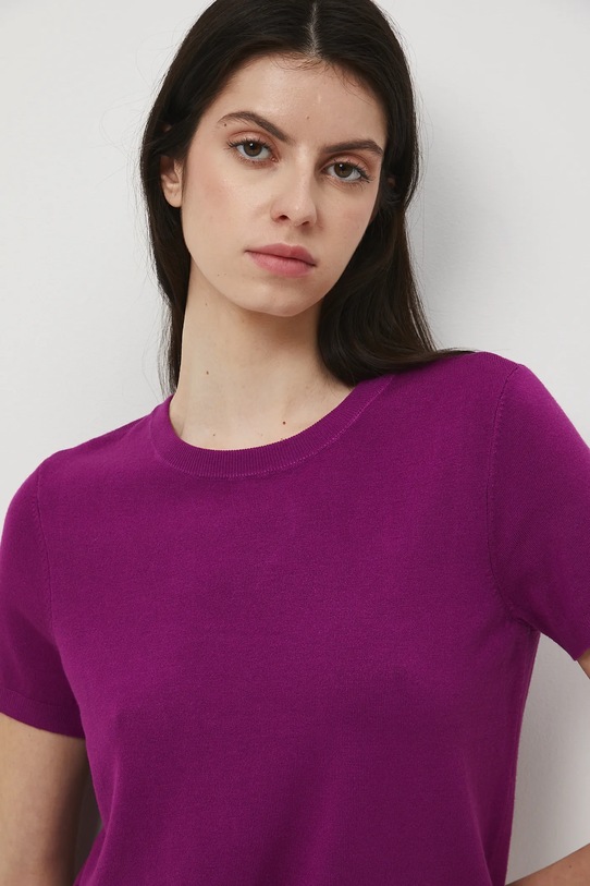 Medicine t-shirt z elastanem fioletowy RW25-TSD304
