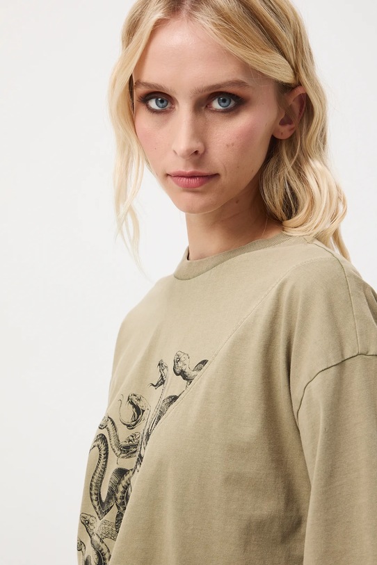 Medicine t-shirt bawełniany zielony RW25-TSD305
